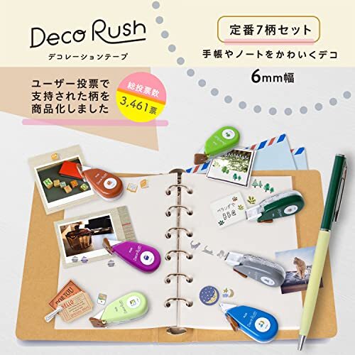 PLUS декоративный элемент Rush 6mm стандартный рисунок корпус 7 шт. комплект DC-060-15/-16/-17/-18/-19/-20/-21 52-064 + 52