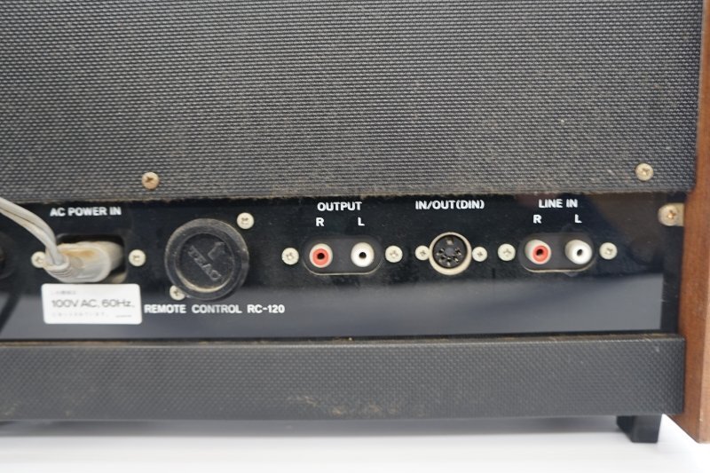 G-115 【ジャンク品 中古品】TEAK A-3300SX オープンリール ティアック テープデッキ レトロ レア 珍品 希少