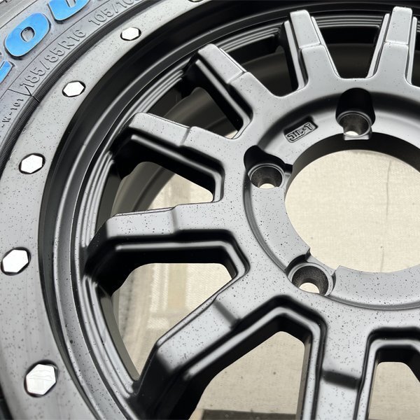 5本セット!! ジムニー 16インチ 5.5j 5H 185/85R16 新品 タイヤホイールセット トーヨー オープンカントリー JB64 JB23 JA11 スペア 背面用_画像7