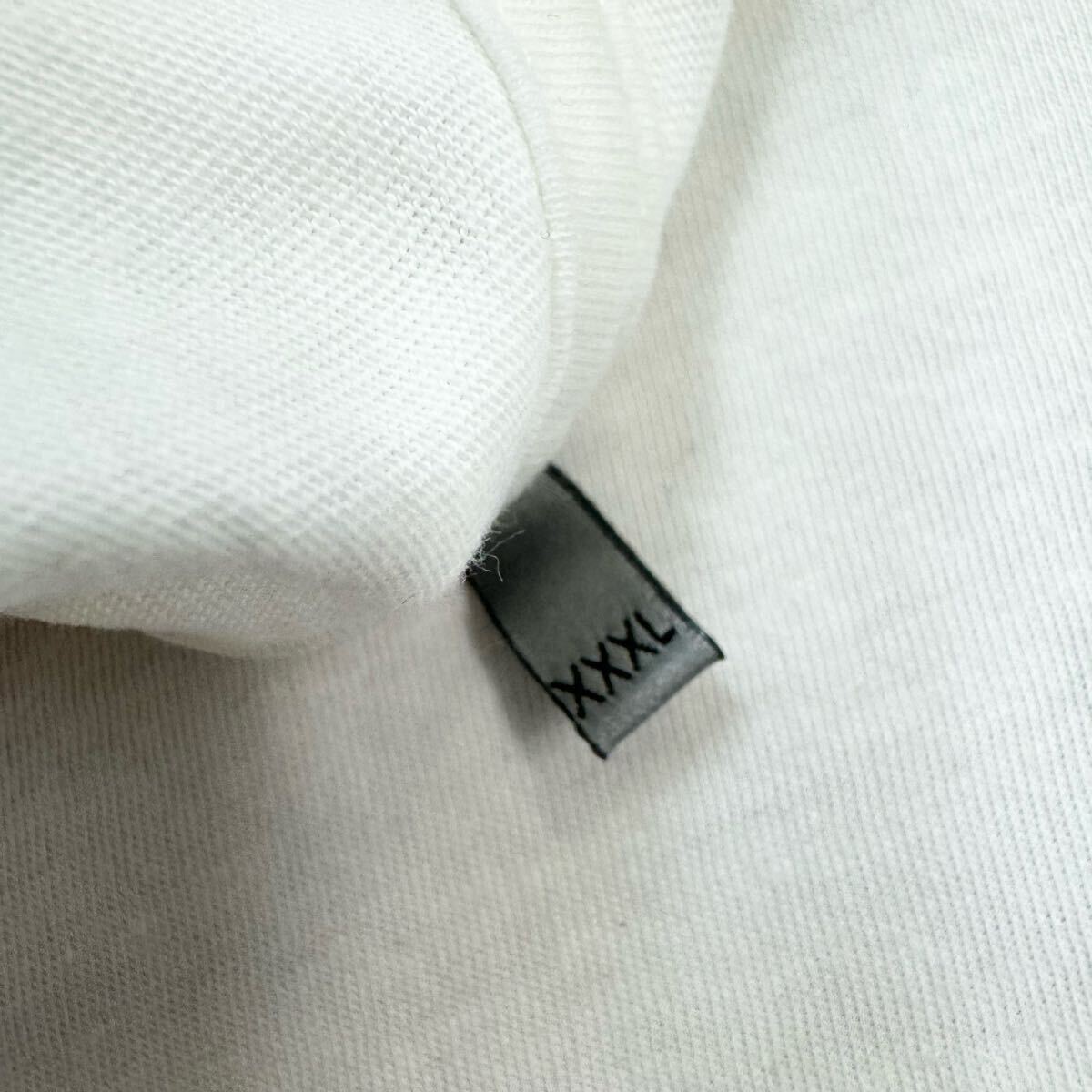 185『極美品?名作コラボ』 DIOR ディオール × ジャック?ケルアック 半袖 Tシャツ トップス ビッグロゴ 刺繍 XXXLサイズ ホワイト