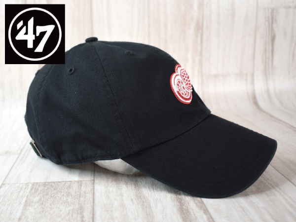 1円スタート!【未使用品】(フリーサイズ) 47 BRAND NHL DETROIT RED WINGS デトロイト レッドウィングス キャップ 帽子 USモデル J251の画像4