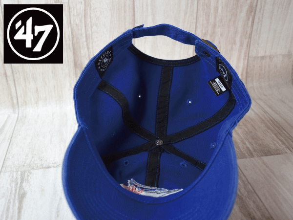 1 иен старт![ не использовался товар ]( свободный размер ) 47 BRAND MLB TORONTO BLUE JAYS Toronto голубой J z колпак шляпа US модель J334
