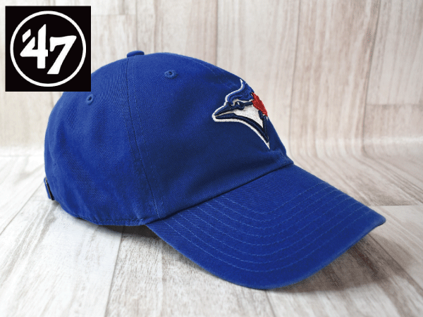 1 иен старт![ не использовался товар ]( свободный размер ) 47 BRAND MLB TORONTO BLUE JAYS Toronto голубой J z колпак шляпа US модель J334