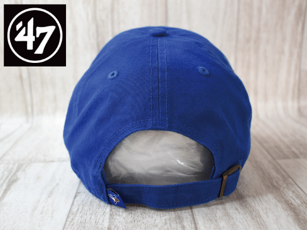 1 иен старт![ не использовался товар ]( свободный размер ) 47 BRAND MLB TORONTO BLUE JAYS Toronto голубой J z колпак шляпа US модель J334
