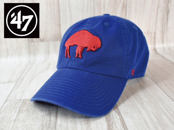 1 иен старт![ не использовался товар ]( свободный размер ) 47 BRAND NFL BUFFALO BILLS Buffalo Bill z колпак US модель J352