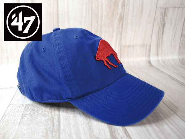 1 иен старт![ не использовался товар ]( свободный размер ) 47 BRAND NFL BUFFALO BILLS Buffalo Bill z колпак US модель J352
