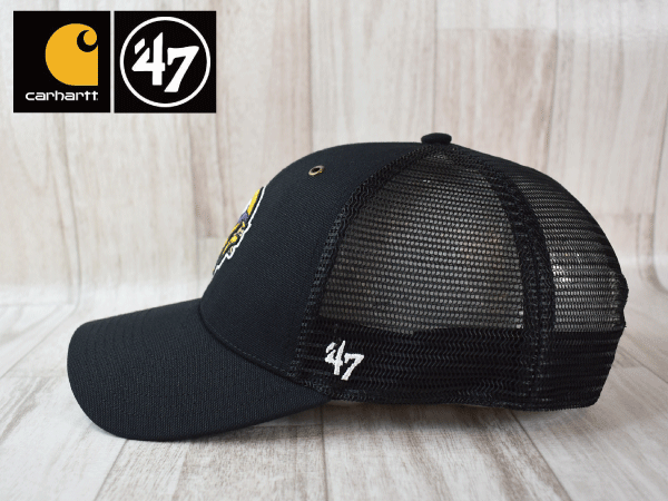 1円スタート【未使用品】(フリーサイズ) 47 BRAND × Carhartt カーハート NFL MINNESOTA VIKINGS バイキングス キャップ USモデル J377