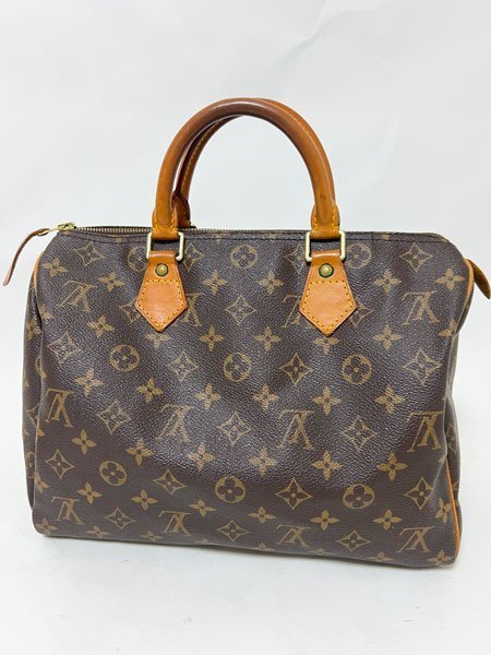 １円 LOUIS VUITTON ルイヴィトン モノグラム スピーディ30 ボストンバッグ M41526 中古