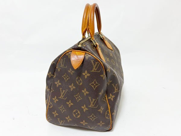 １円 LOUIS VUITTON ルイヴィトン モノグラム スピーディ30 ボストンバッグ M41526 中古