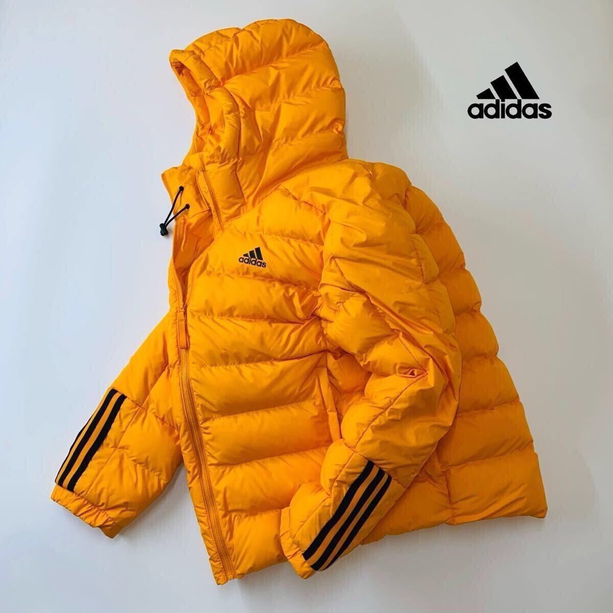 アディダス adidas Itavic スリーストライプス ミッドウェイト フード付きジャケット GQ2348サイズ L