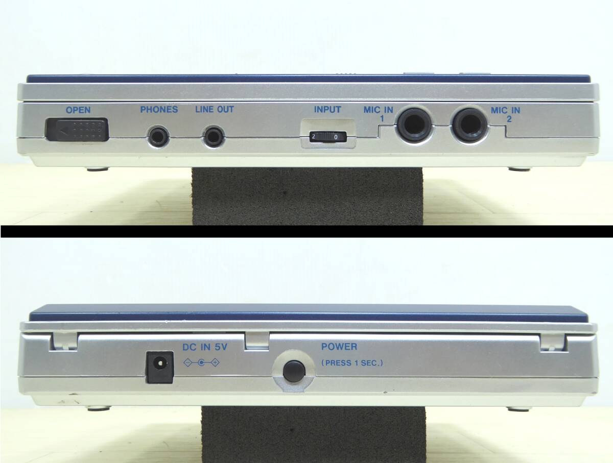 古め レア? ポータブルCDプレーヤー/ボイトレ「TEAC TASCAM CD-VT2 PORTABLE CD MUSIC＆VOICE TRAINER」ONのみ確認 傷汚有 ジャンク扱いで
