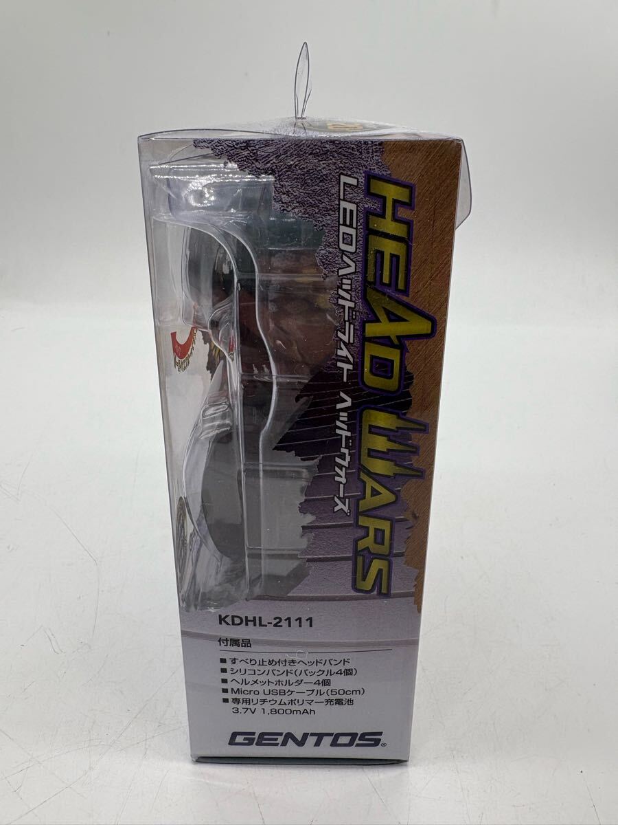 GENTOS ジェントス LEDヘッドライト ヘッドウォーズ KDHL-2111 新品未開(kāi)封