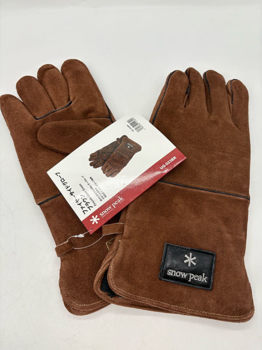 snow peak ファイヤーサイドグローブ 焚き火 キャンプ 未使用