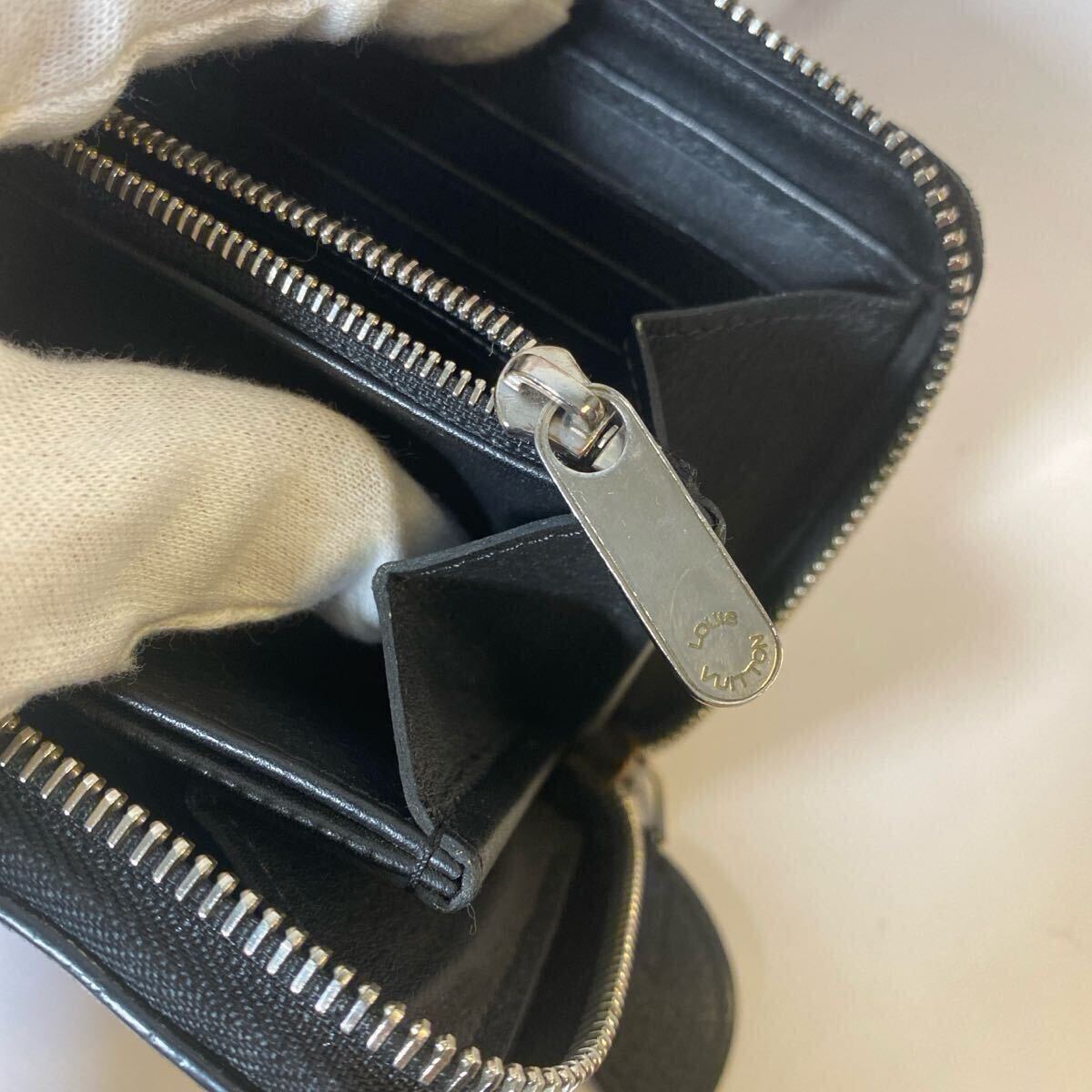 【中古美品】ルイヴィトン マヒナ ジッピーノワール ロングウォレット 長財(cái)布【LOUIS VUITTON】