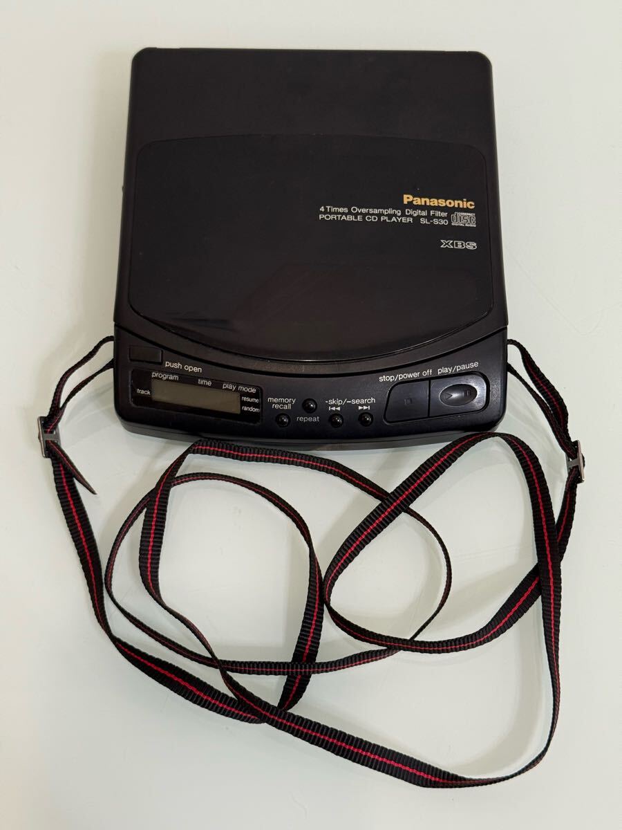 Panasonic ポータブルCDプレーヤー SL-S30 ブラック 本體のみ 動(dòng)作未確認(rèn)