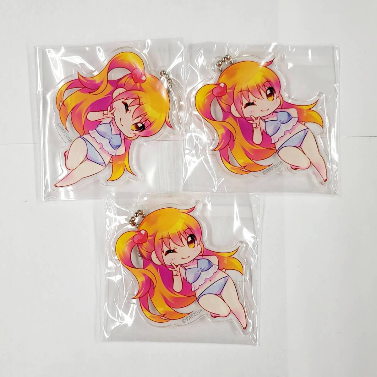天宮りずむ アクリルキーホルダー プリティーオールフレンズ プリズム 現品限り・3点まとめ売り】プリティーオールフレンズ 天宮りずむ