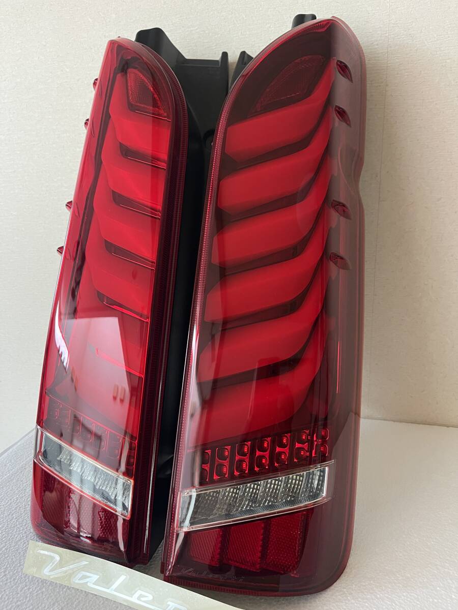  VALENTI JAPAN ×re gun s сотрудничество полный LED задний фонарь Ultra Sigma Hiace 200 серия - - Fred / черный хром ULTRA Σ *