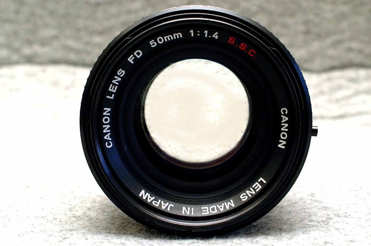 Canon キャノン 純正 FD 50mm 高級単焦點レンズ 1:1.4 S.S.C. 作動品