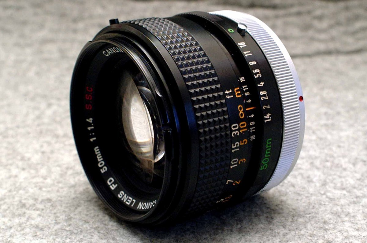 Canon キャノン 純正 FD 50mm 高級単焦點レンズ 1:1.4 S.S.C. 作動品