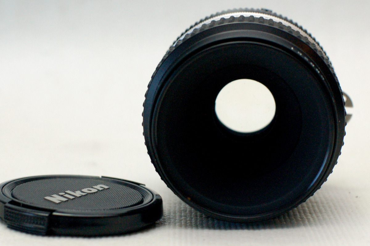 ( красивый )Nikon Nikon оригинальный Micro-NIKKOR 55mm высококлассный macro линзы 1:2.8 (Ai) редкий * исправно работающий товар 