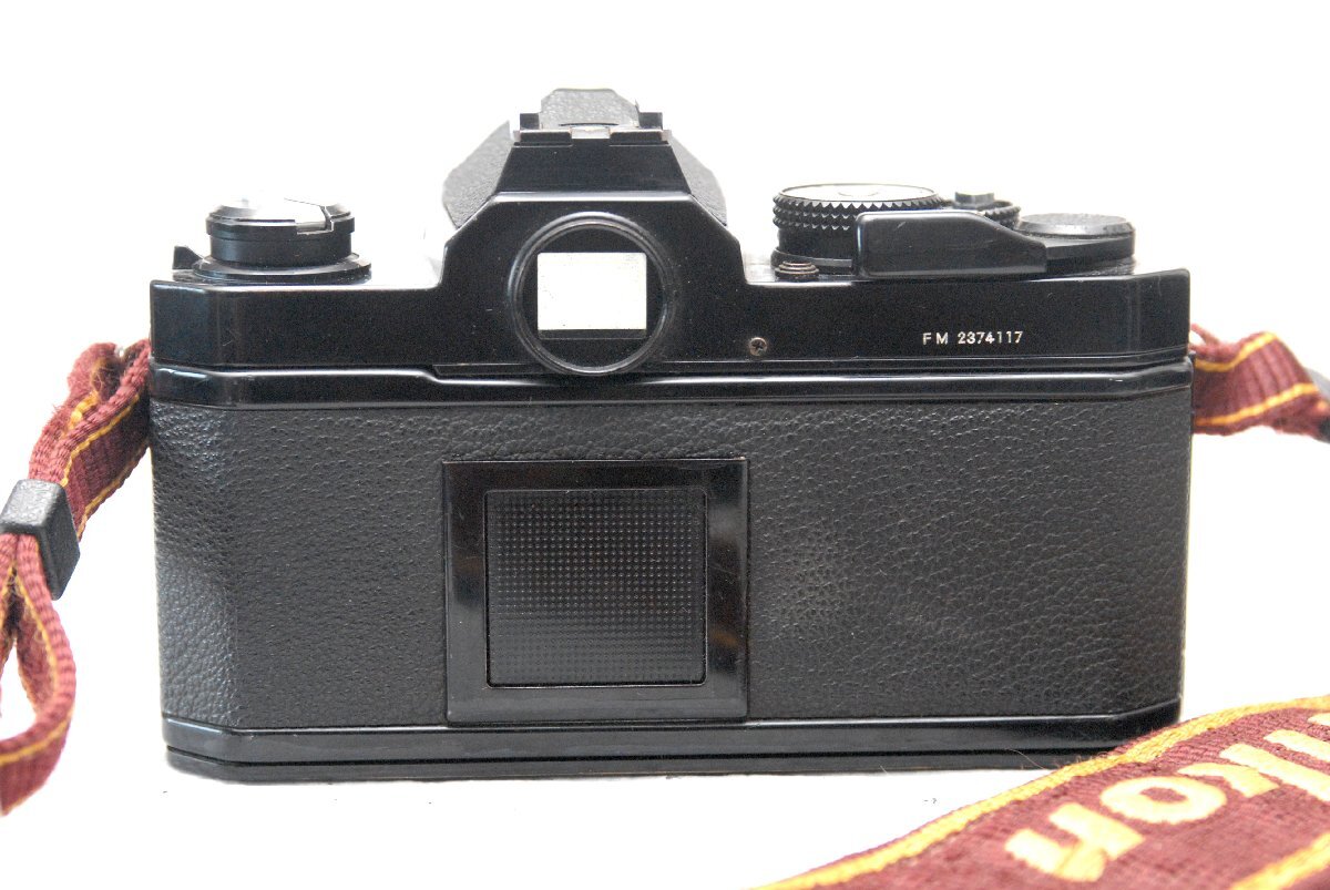 Nikon Nikon популярный высококлассный однообъективный зеркальный камера FM( чёрный ) корпус редкий работа товар ( коррозия нет )