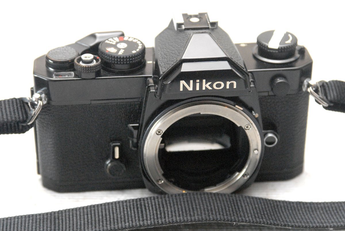 Nikon Nikon популярный высококлассный однообъективный зеркальный камера FM( чёрный ) корпус редкий товар ( коррозия нет )