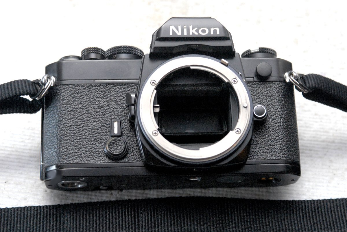 Nikon Nikon популярный высококлассный однообъективный зеркальный камера FM( чёрный ) корпус редкий товар ( коррозия нет )