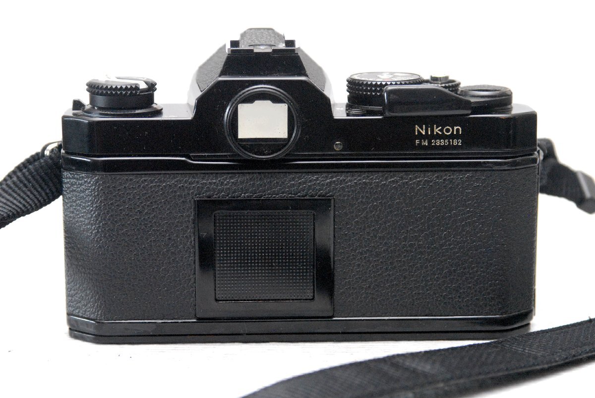 Nikon Nikon популярный высококлассный однообъективный зеркальный камера FM( чёрный ) корпус редкий товар ( коррозия нет )