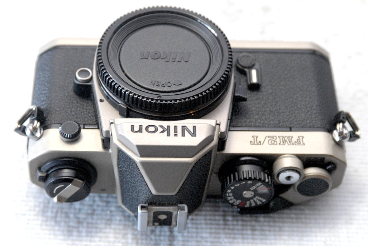( красивый )Nikon Nikon пик высококлассный однообъективный зеркальный камера FM2/T корпус супер редкий * хороший товар ( коррозия нет )