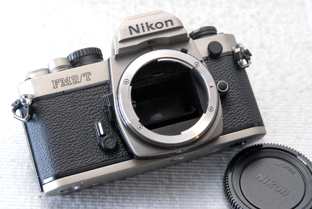 ( красивый )Nikon Nikon пик высококлассный однообъективный зеркальный камера FM2/T корпус супер редкий * хороший товар ( коррозия нет )