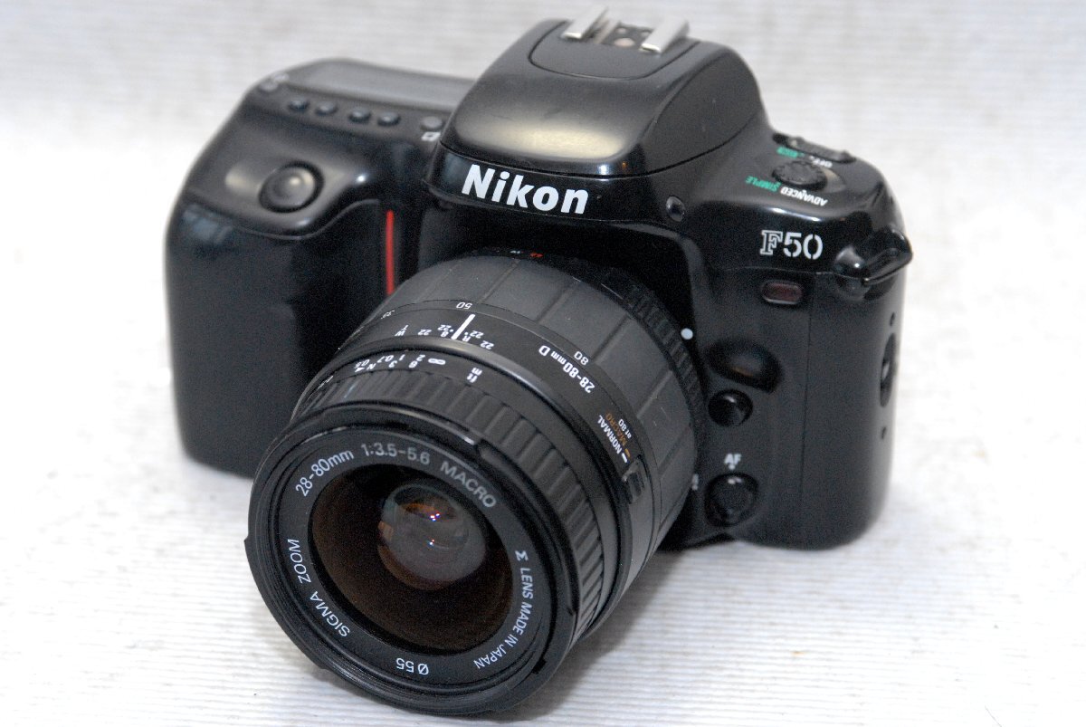 Nikon Nikon AF однообъективный зеркальный камера F50 корпус + (28-80mm AF линзы есть ) редкий работа товар 