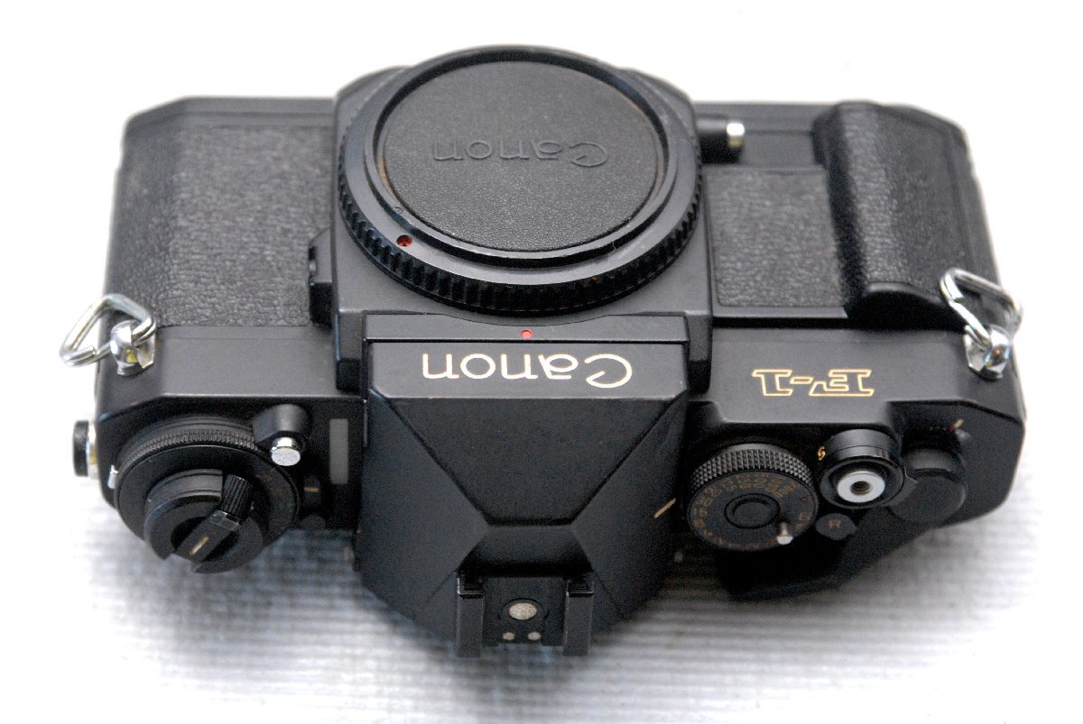 Canon キャノン 最高峰 一眼レフカメラ NEW F-1 ボディ +（アイレベルファインダー付） 希少な作動品 （腐食無し）
