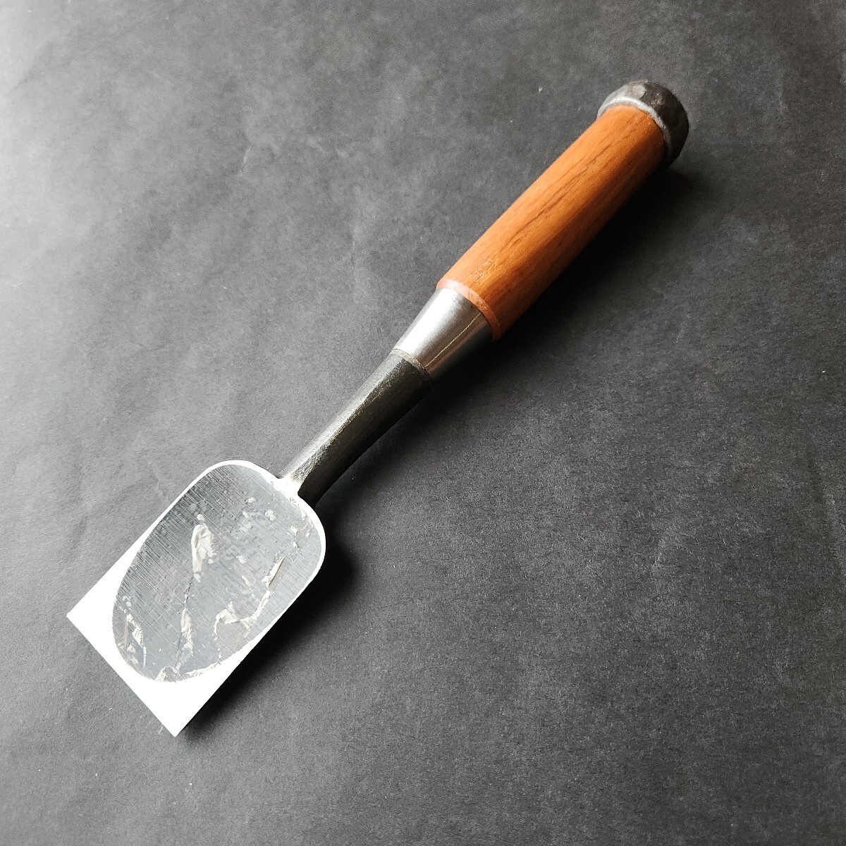 新品未使用　長期保管品　登録　舟弘　一寸四分　面取り　追入鑿【検清久清忠弘正東一正芳左市弘廣近目次のら舟弘鑿鉋鋸天然砥石大工道具】