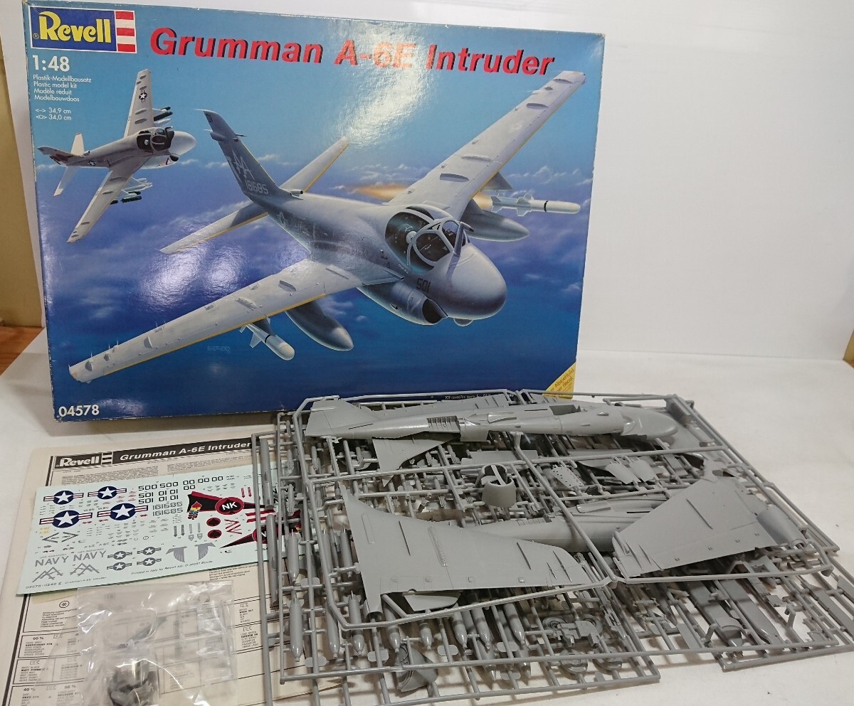  управление 0950 Revell Revell 04578 1/48 Grumman A-6E Intruderg лама n Intruder не сборный 