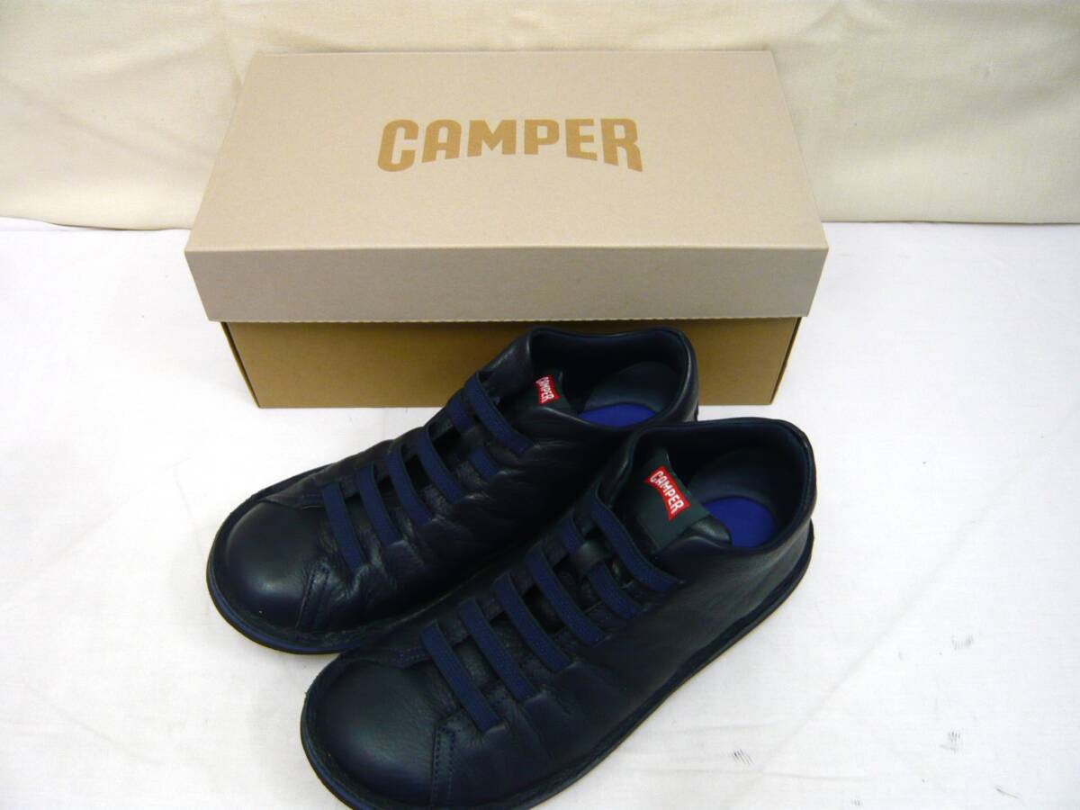 （M44408）メンズ?26㎝?CAMPER カンペール?Beetle?ネイビー?紺?靴?スニーカー?アンクルブーツ?