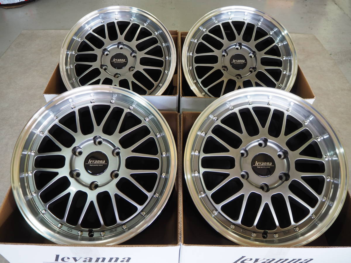  глубокий обод сетка levanna V10LTH 18inch 7.0J 6H139.7+38 HBK Yokohama AVIDen Vigor 225/50R18 Hiace Regius 