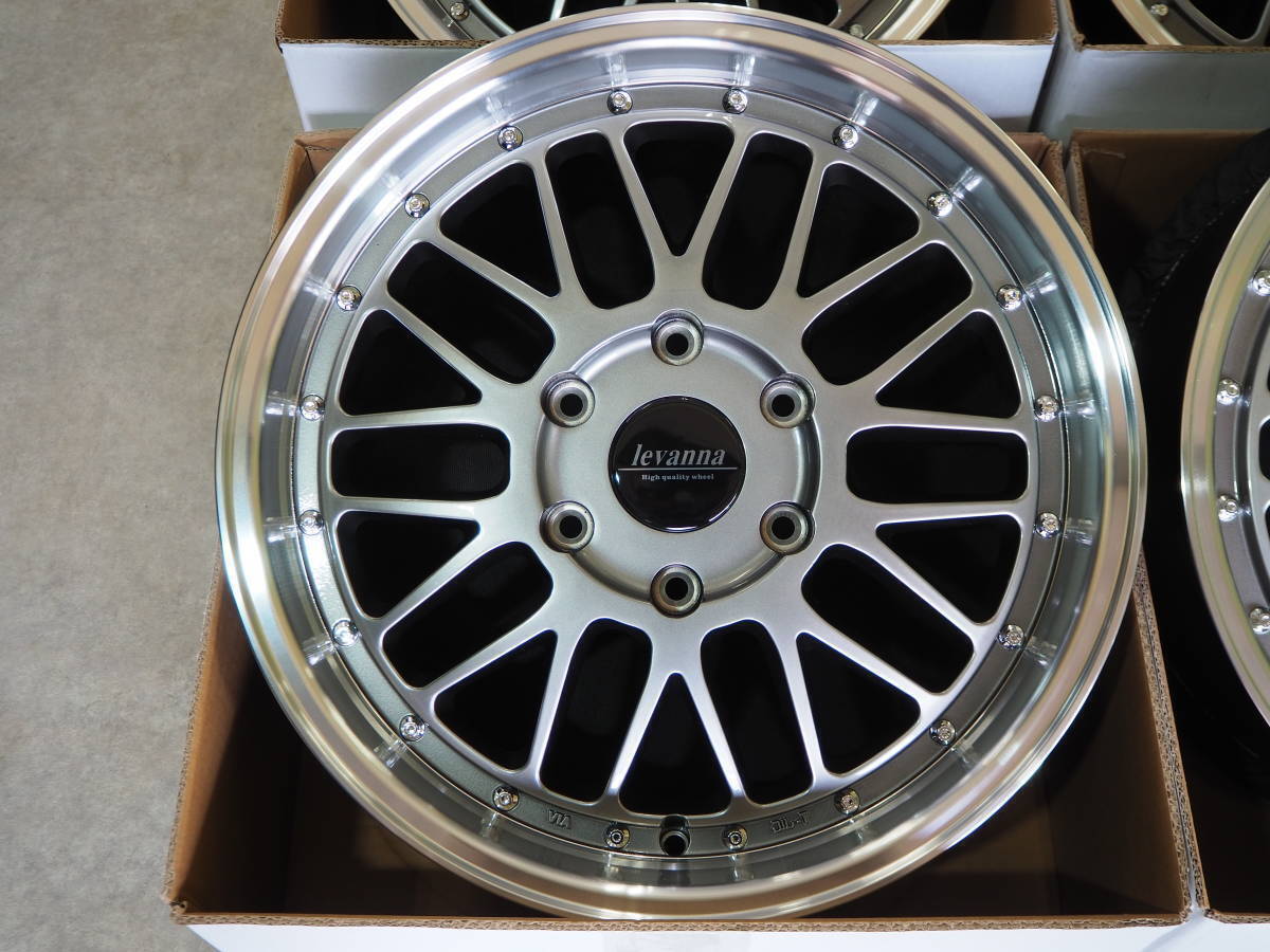  глубокий обод сетка levanna V10LTH 18inch 7.0J 6H139.7+38 HBK Yokohama AVIDen Vigor 225/50R18 Hiace Regius 