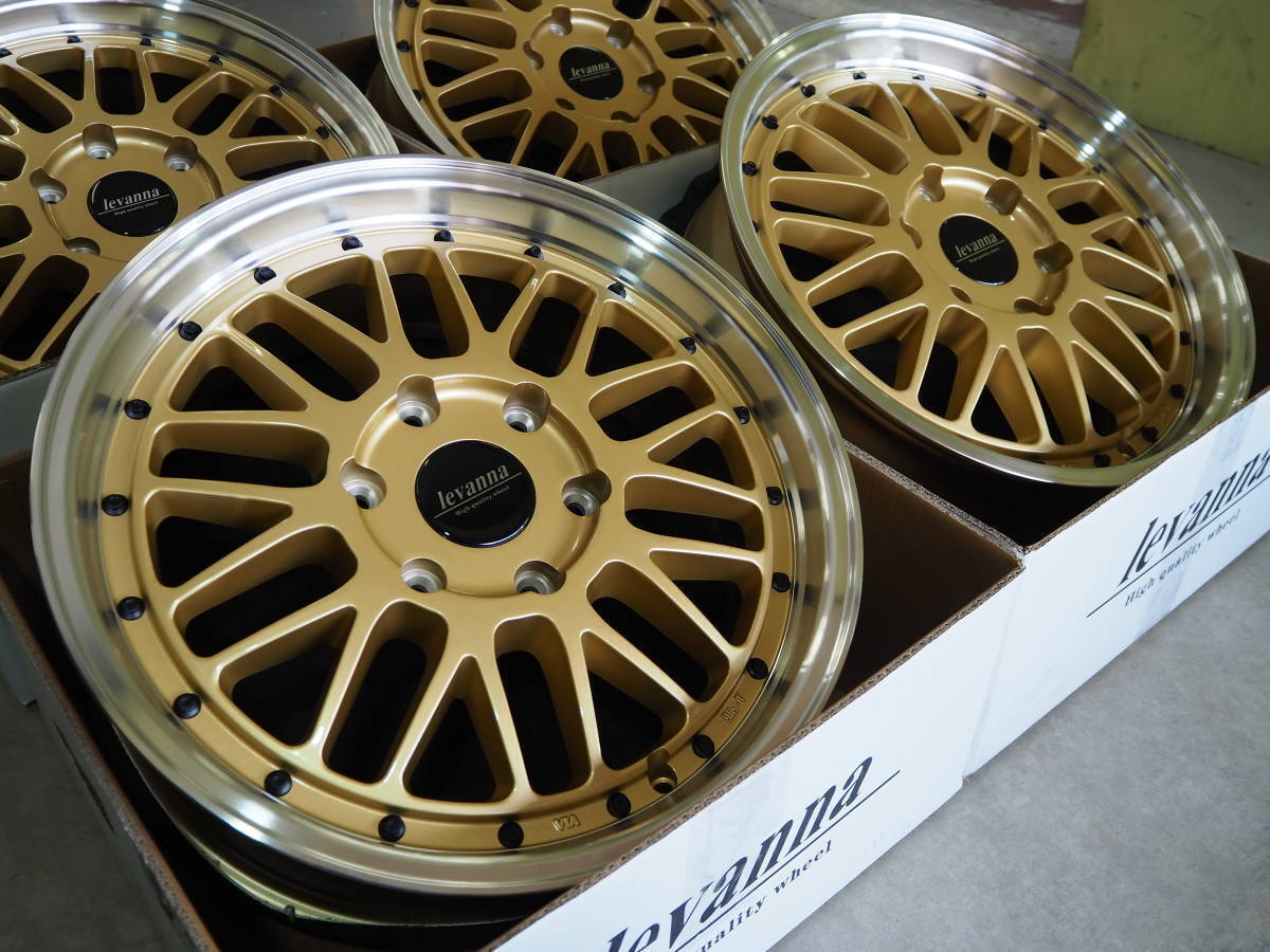  глубокий обод сетка levanna V10LTH 18inch 6H139.7 7.0J+38 GL Yokohama AVIDen Vigor 225/50R18 Hiace Regius 