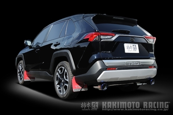 柿本改 ハリアー 6BA-MXUA80 Class KR チタンフェイステール マフラー JQR認証 T713167C 柿本レーシング スポーツマフラー
