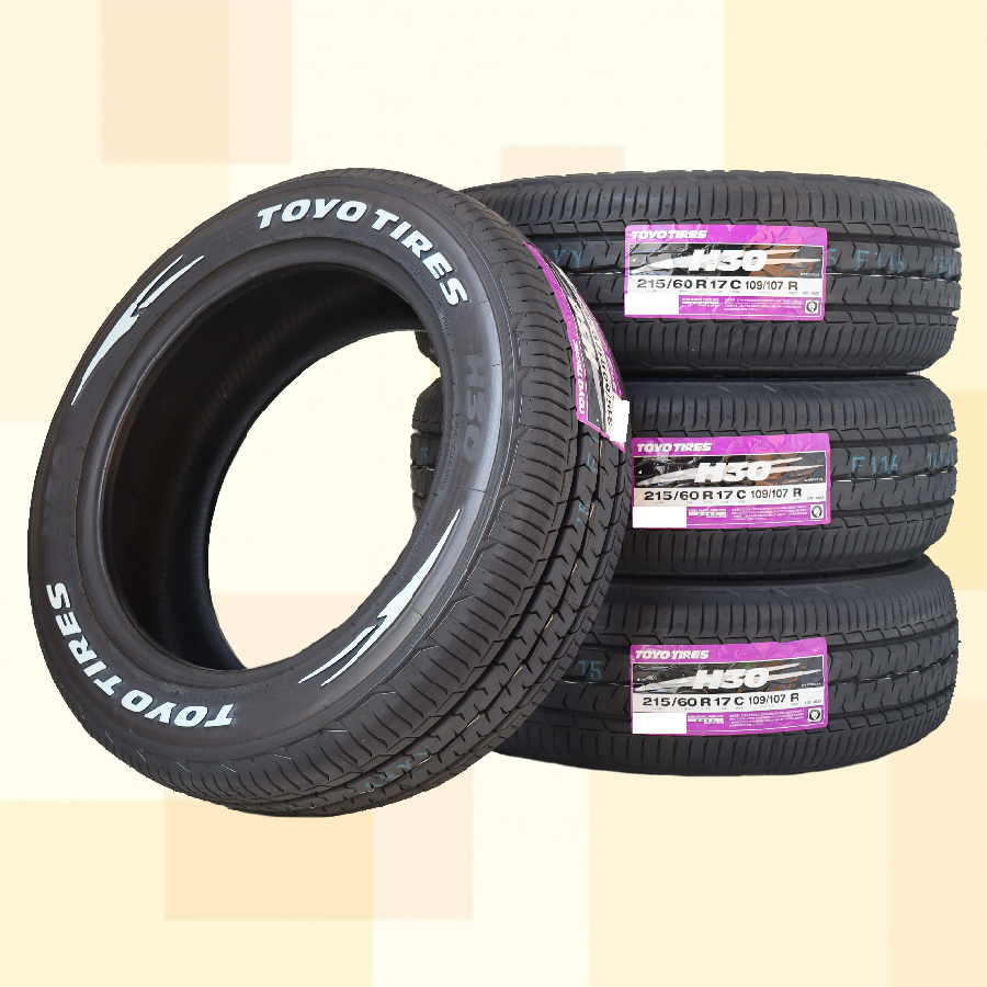 215/60R17C 109/107R RWL TOYO トーヨー H30 ホワイトレター 25年制 正規(guī)品 4本送料稅込 \84,000より 1