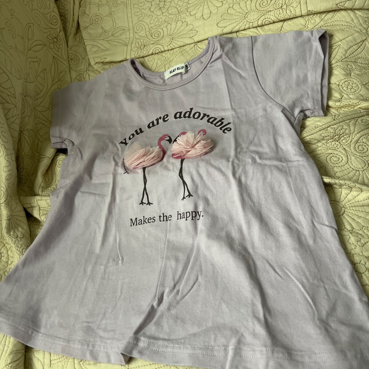 スラップスリップ●ベベ●130● 半袖Tシャツ●女の子●