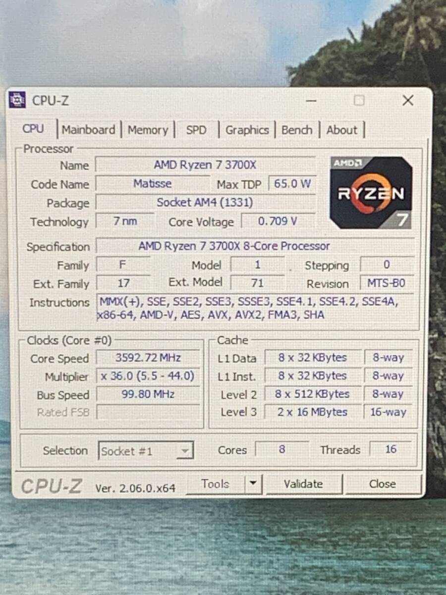 220 ● マウスコンピューター DT8-G-KK ● AMD Ryzen 7 3700X 8コア 3.59GHz/SSD 256GB/HDD 1TB/Windows11 動(dòng)作品