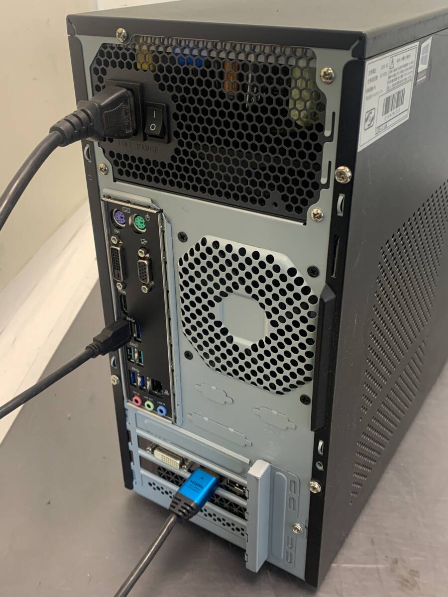 220 ● マウスコンピューター DT8-G-KK ● AMD Ryzen 7 3700X 8コア 3.59GHz/SSD 256GB/HDD 1TB/Windows11 動(dòng)作品
