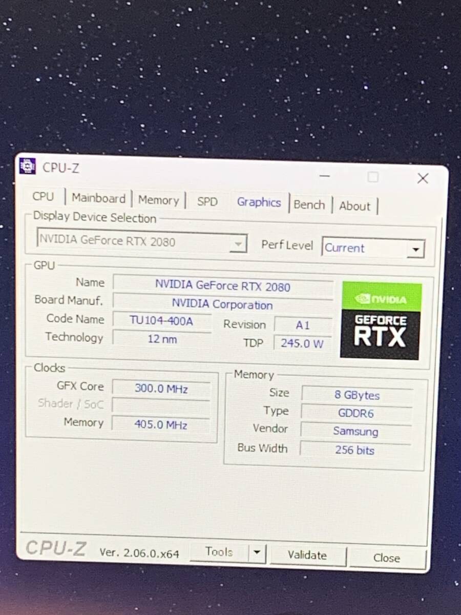 528 ● GALLERIA ● AMD Ryzen7 3700X 8Core 3.6GHz/SSD 1TB+525GB/HDD 1TB/RTX2080/Windows11 動(dòng)作品 