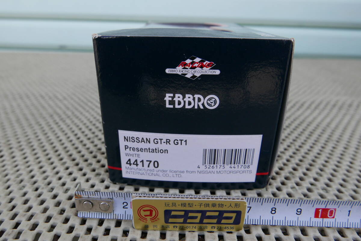 【新品未開(kāi)封】EBBRO エブロ 1/43 NISSAN 日産 GT-R GT1 Presentation プレゼンテーション 2009 ホワイト 44170