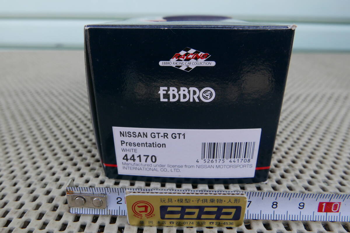 【新品未開(kāi)封】EBBRO エブロ 1/43 NISSAN 日産 GT-R GT1 Presentation プレゼンテーション 2009 ホワイト 44170