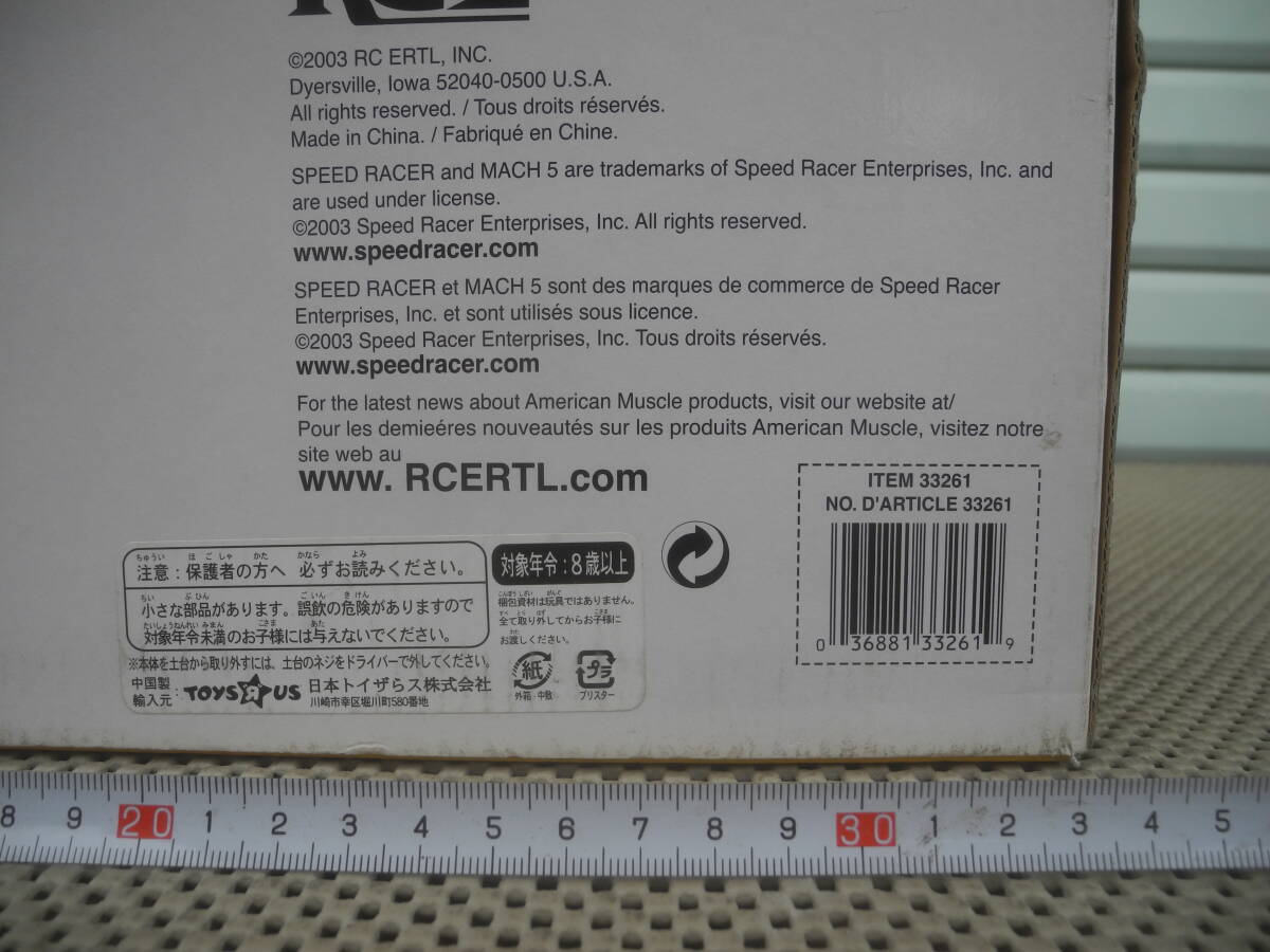 [ новый товар нераспечатанный ]ERTL Ertl 1/18 American Muscle Racer-X SHOOTING STAR стрельба Star [ Mach GoGoGo] #5538