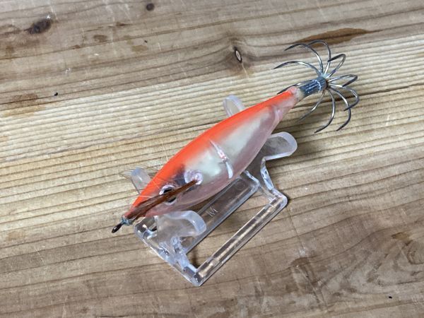 メーカー不明タコエギ　スッテ　オレンジ系カラー　全傘　箱94　タコエギ