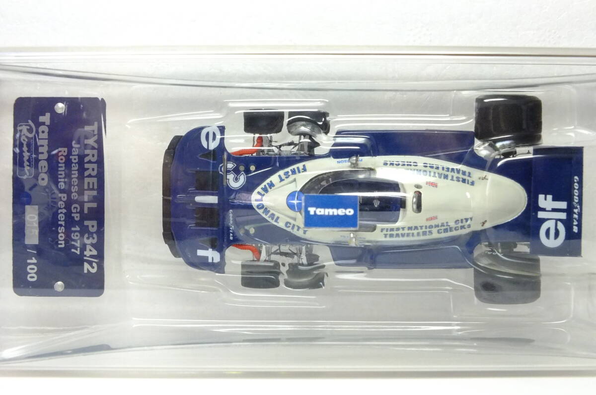 1/43 tameo Tyrrell tyrrelltireruP34 Япония GPtameo конечный продукт 