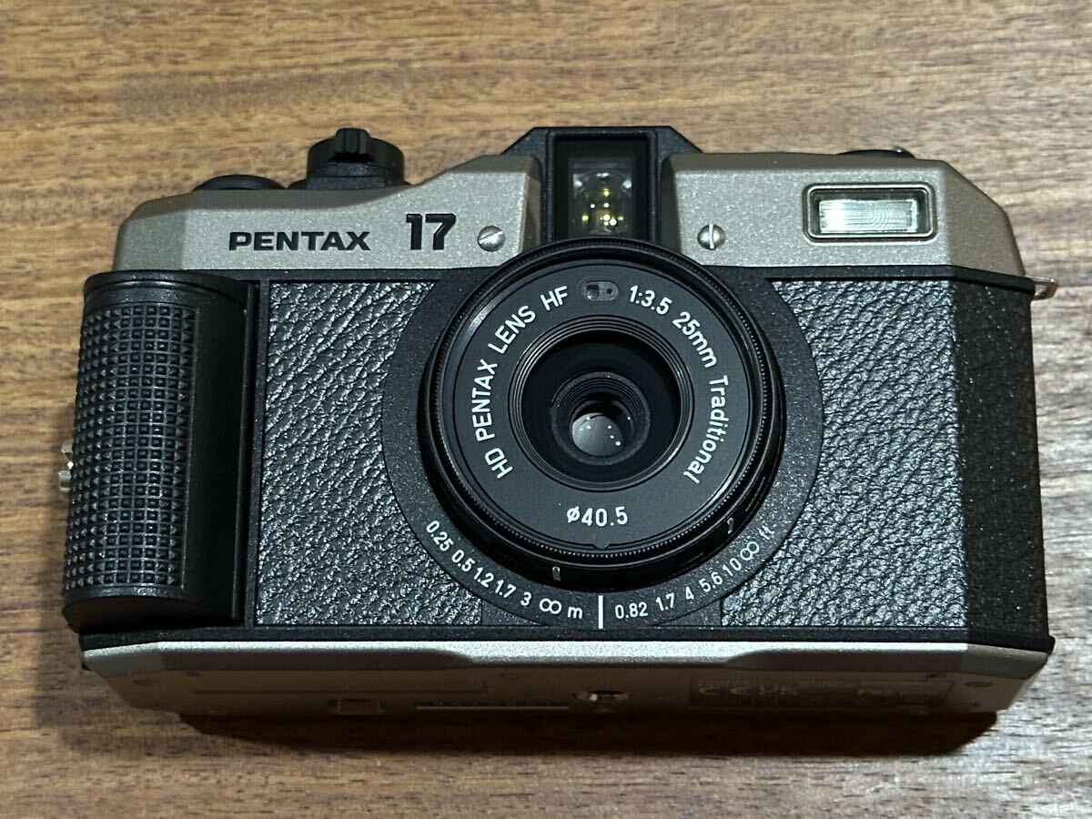PENTAX 17 コンパクトフィルムカメラ 本体、箱、取扱説明書付き RICOH ペンタックス 17 フィルムカメラ 取扱説明書